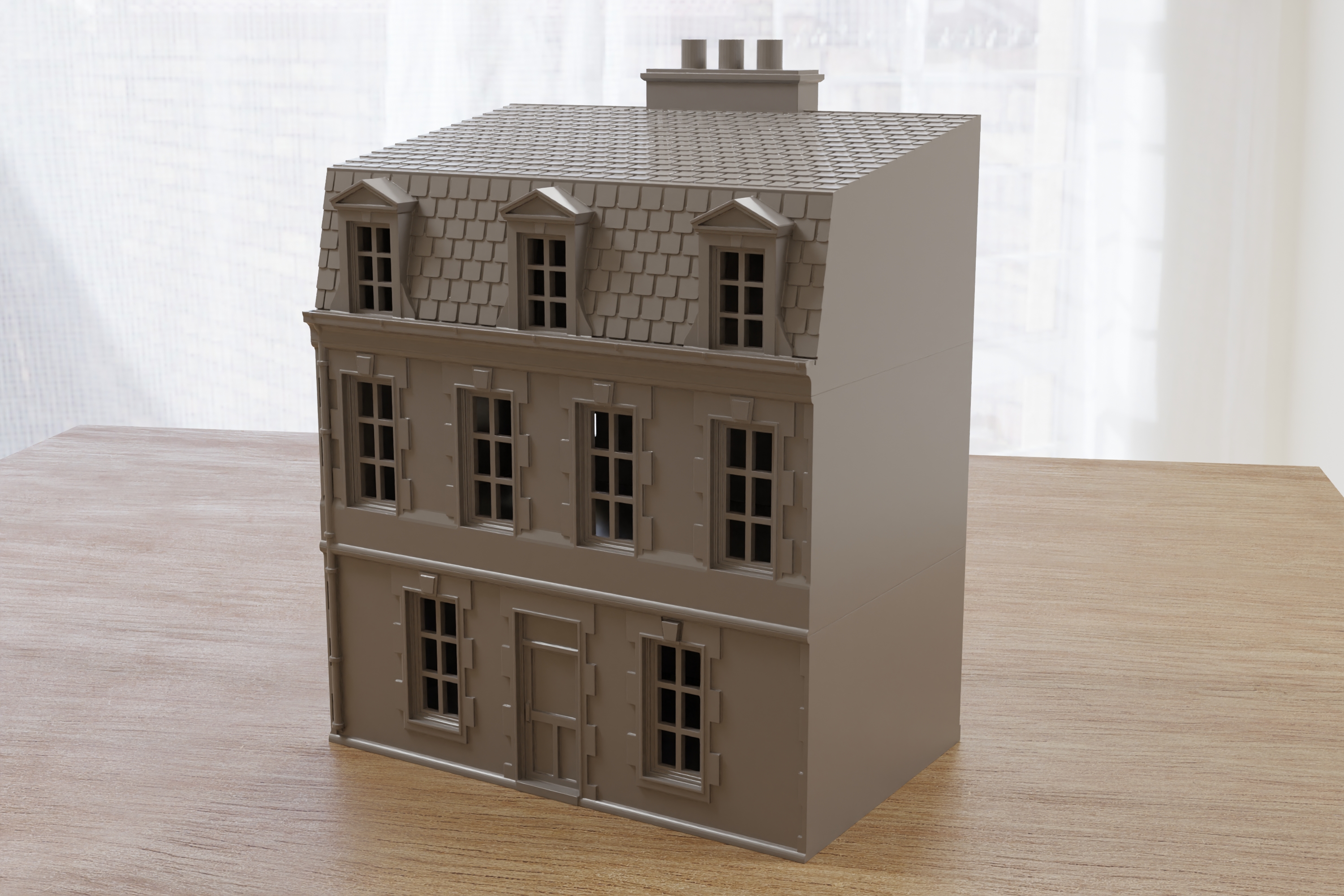 Normandy French Row House (Bayeux) FHDST08 - Wargaming Terrain WW2
